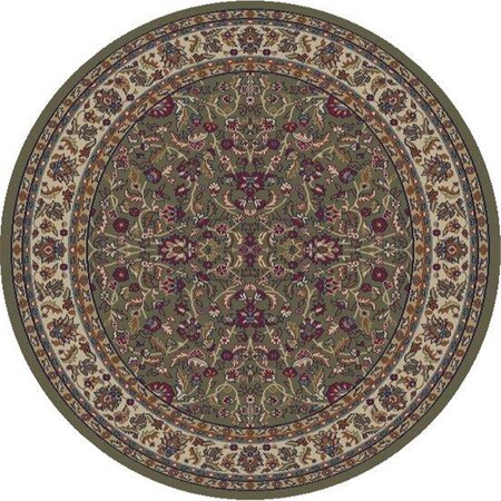 Perfectpillows Jewel Kashan - Green - 3 ft. 11 in. x 5 ft. 7 in. PE2842224